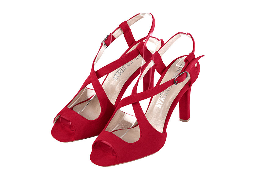 rouge carmin dress sandals for women - Florence KOOIJMAN